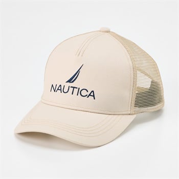 NAUTICA(ノーティカ) メッシュ切り替えキャップ メンズ(ウスチャ-M)