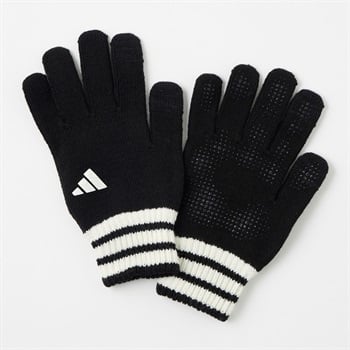 adidas(アディダス) 再生アクリルニット手袋 メンズ(クロ-フリー)