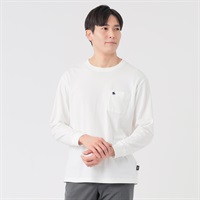POLO BCS クルーロングTシャツ メンズ(シロ-M)