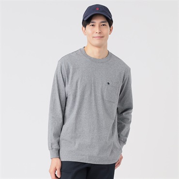 POLO BCS クルーロングTシャツ メンズ(ウスクロ-L)
