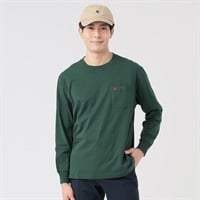 POLO BCS クルーロングTシャツ メンズ(ミドリ-XL)