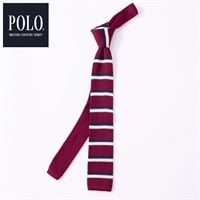POLO BCS ポリエステルニットタイ メンズ(コイアカ-ﾌﾘｰ)