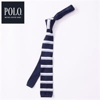 POLO BCS ポリエステルニットタイ メンズ(Ａコイアオ-ﾌﾘｰ)