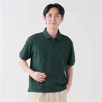 POLO BCS 半袖無地ポロシャツ メンズ(ミドリ-M)