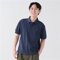 POLO BCS 半袖無地ポロシャツ メンズ(コイアオ-M)