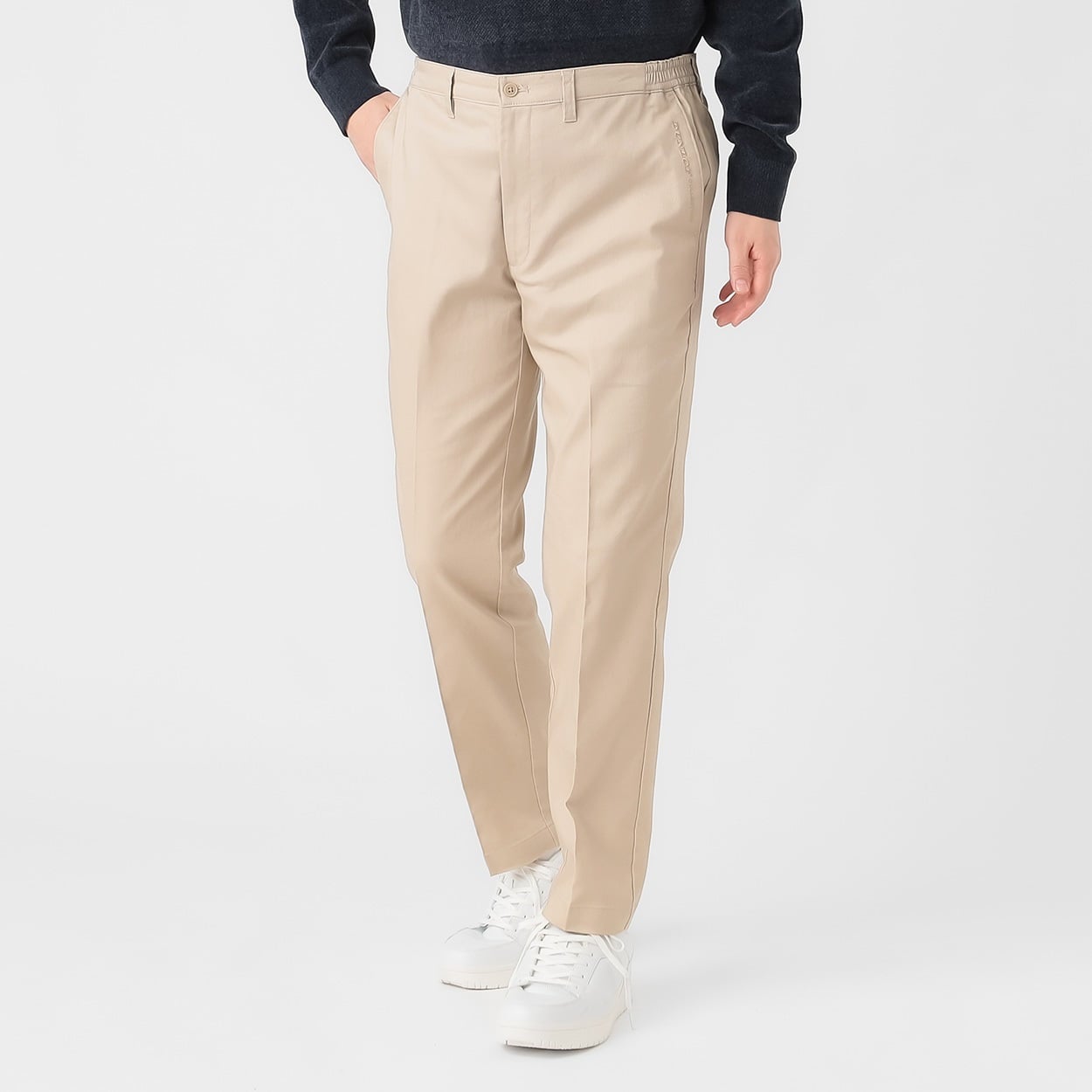 DUNLOP COLLECTION ストレッチチノパン メンズ(ウスチャ-XLｰ69)
