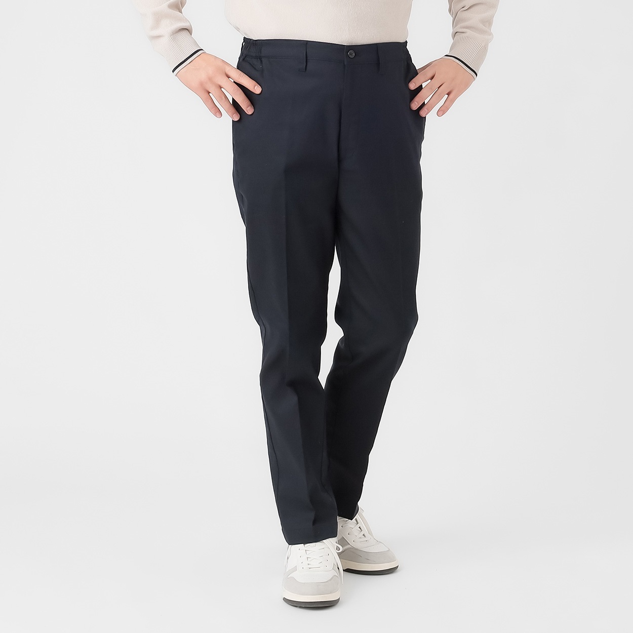 DUNLOP COLLECTION ストレッチチノパン メンズ(コイアオ-XLｰ74)