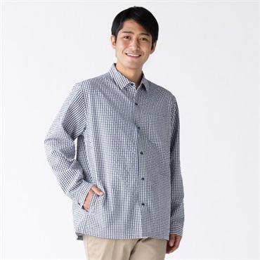 POLO BRITISH COUNTRY SPIRIT(ポロ・ビーシーエス) サッカーオーバーシャツ メンズ(アオ-M)