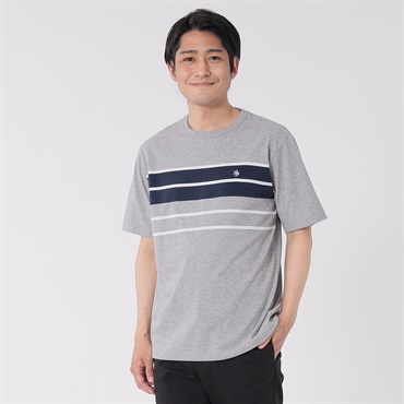 POLO BRITISH COUNTRY SPIRIT(ポロ・ビーシーエス) パネルボーダーTシャツ メンズ(ウスクロ-M)