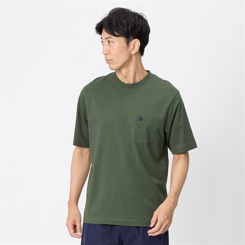 POLO BCS 天竺ポケット付きTシャツ メンズ(ミドリ-M)