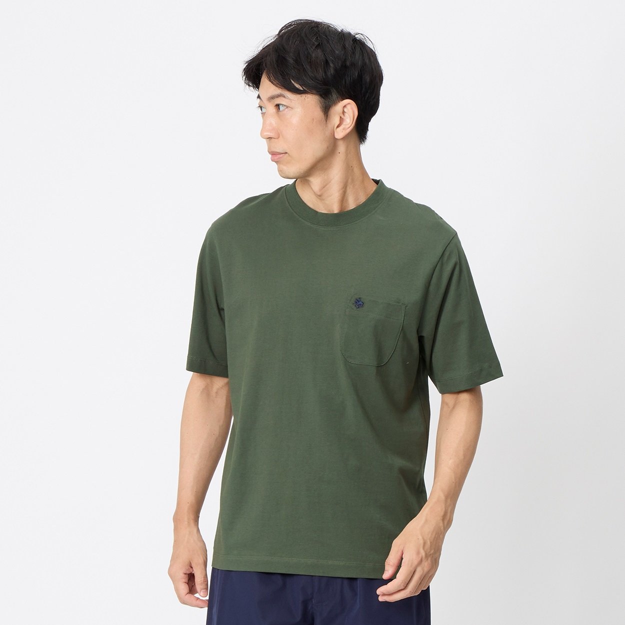 POLO BCS 天竺ポケット付きTシャツ メンズ(ミドリ-XL)