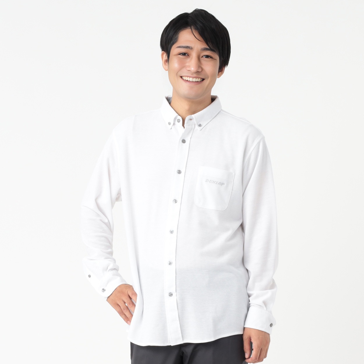 DUNLOP COLLECTION 鹿の子全開シャツ メンズ | イオンスタイル