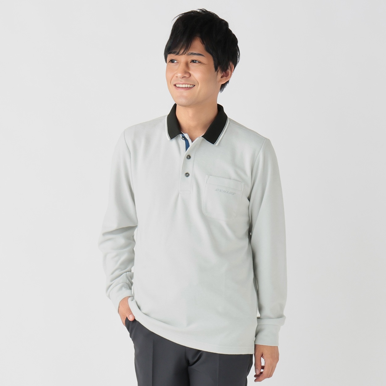 DUNLOP COLLECTION 起毛ポロシャツ メンズ DUNLOP COLLECTION