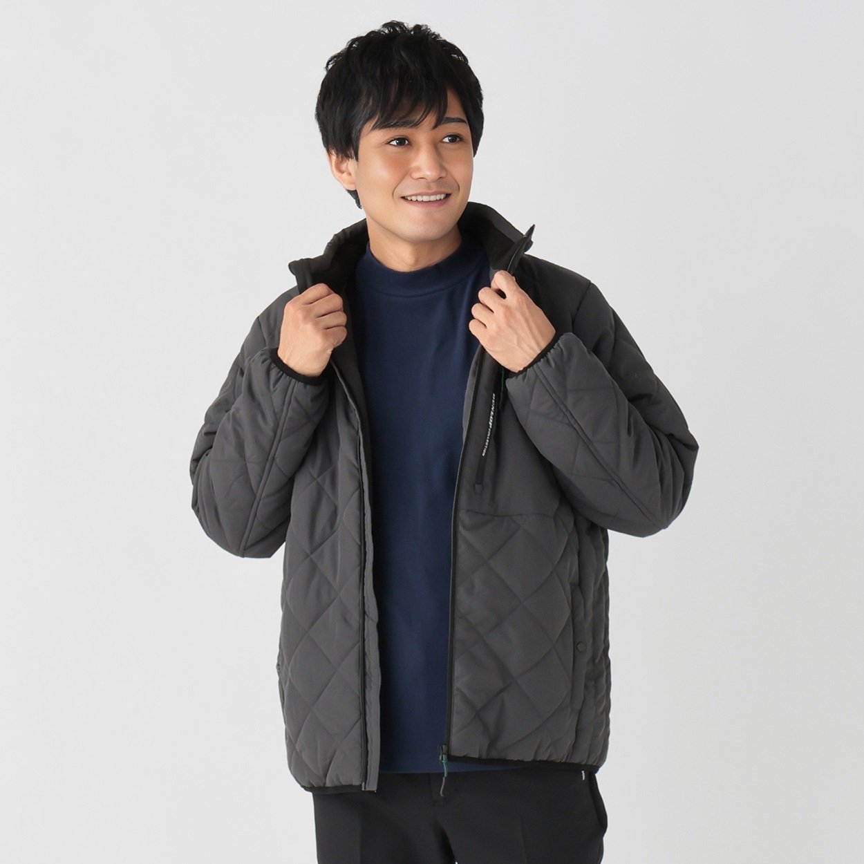 DUNLOP COLLECTION キルト薄中綿ジャケット メンズ DUNLOP COLLECTION