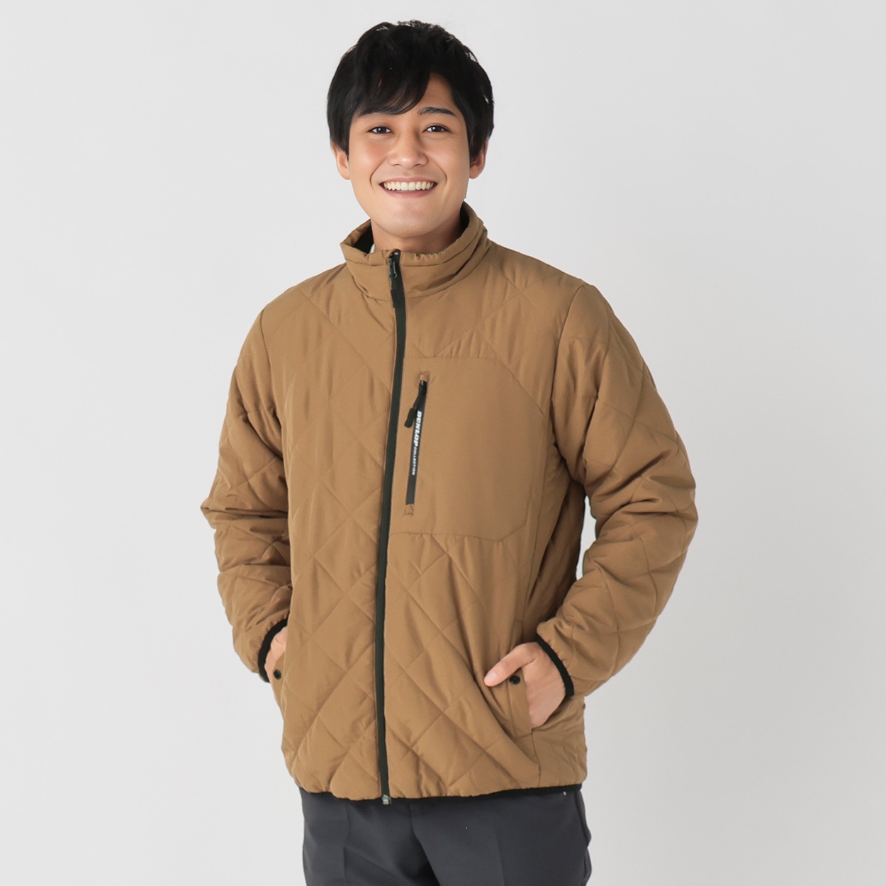 DUNLOP COLLECTION キルト薄中綿ジャケット メンズ DUNLOP COLLECTION