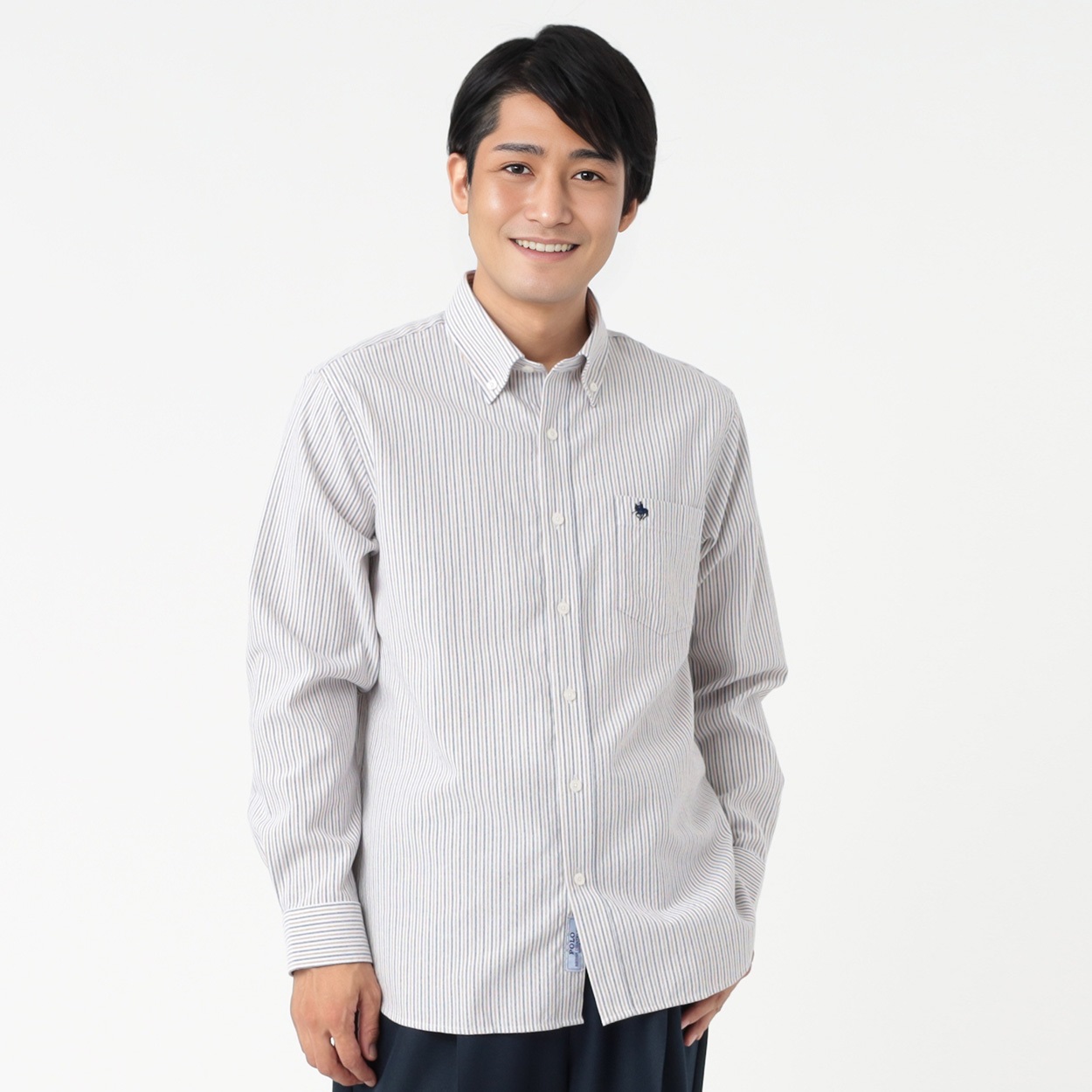 POLO BCS オックスストライプシャツ メンズ | イオンスタイル