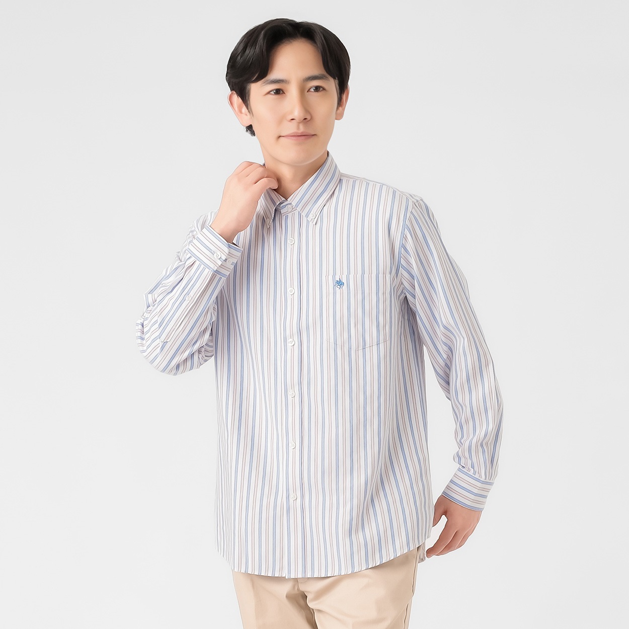 POLO BCS オックスストライプシャツ メンズ | イオンスタイル 