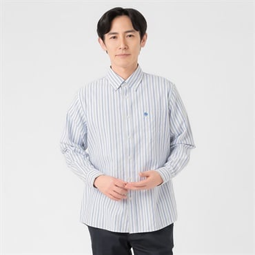 SSZ BEAMS ELBOW/P OX B.D ストライプL SSZ ELBOW/P OX B.D ストライプシャツ サイズS