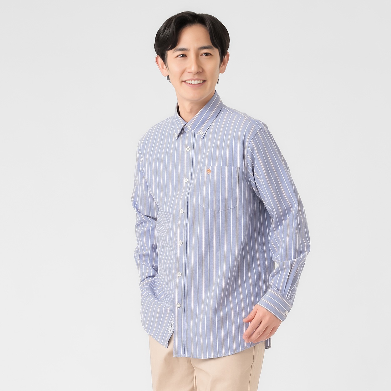 POLO BCS ストライプチェックシャツ メンズ | イオンスタイル