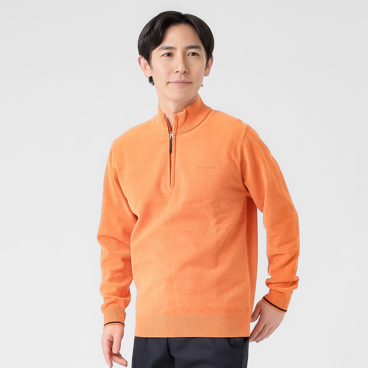 DUNLOP COLLECTION 綿モールジップセーター メンズ | イオンスタイル