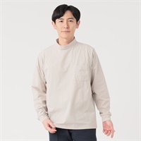 DUNLOP COLLECTION モックネックTシャツ メンズ(ウスチャ-M)