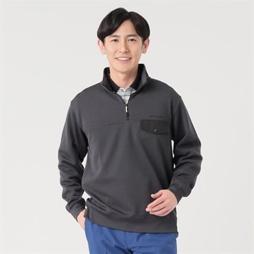 DUNLOP COLLECTION ジップトレーナー メンズ(チャコ－ルグレ－-M)