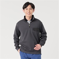 DUNLOP COLLECTION ジップトレーナー メンズ(チャコ－ルグレ－-M)