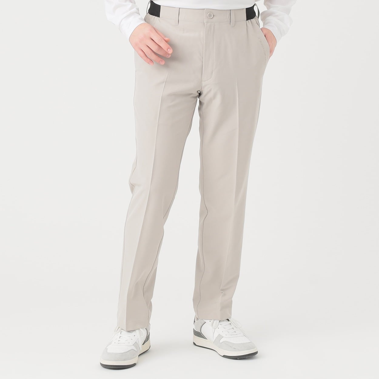 DUNLOP COLLECTION 綿タッチストレッチパンツ メンズ(ウスチャ-Lｰ74)