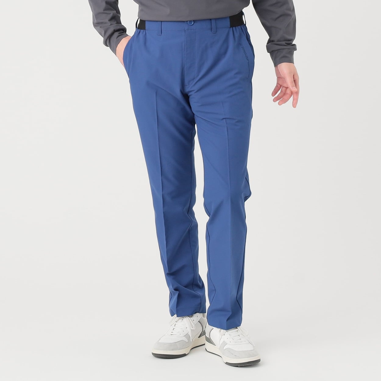DUNLOP COLLECTION 綿タッチストレッチパンツ メンズ(アオ-Lｰ69)