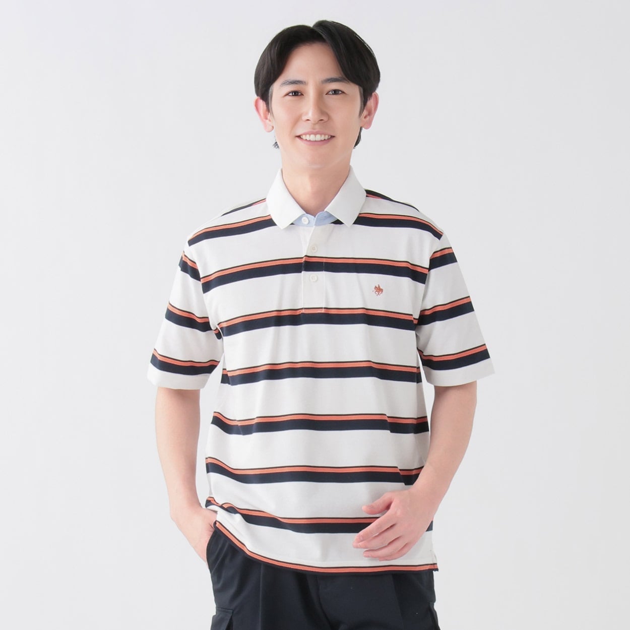 POLO BCS ボーダーポロシャツ メンズ | イオンスタイルオンライン 衣料