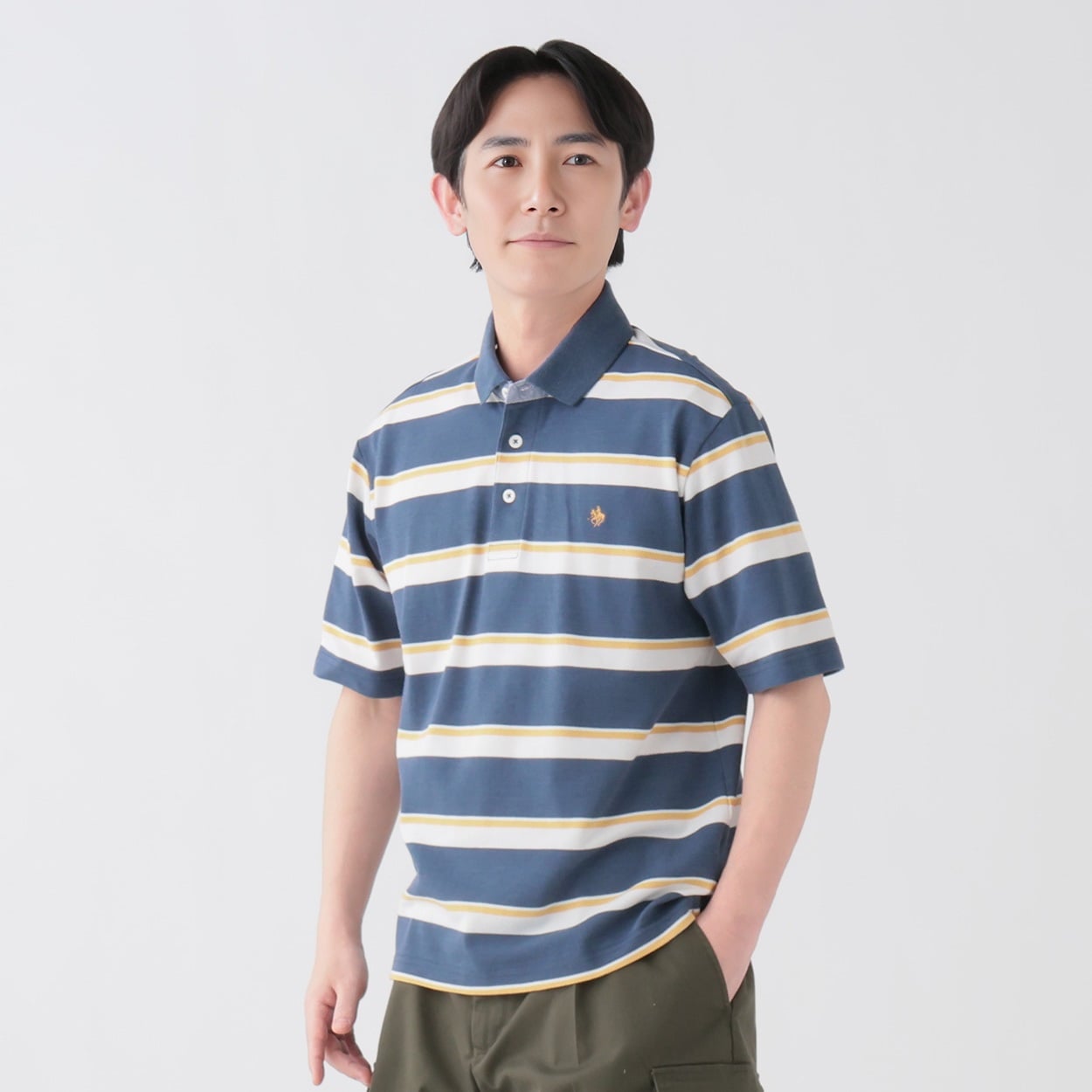 POLO BCS ボーダーポロシャツ メンズ | イオンスタイルオンライン 衣料