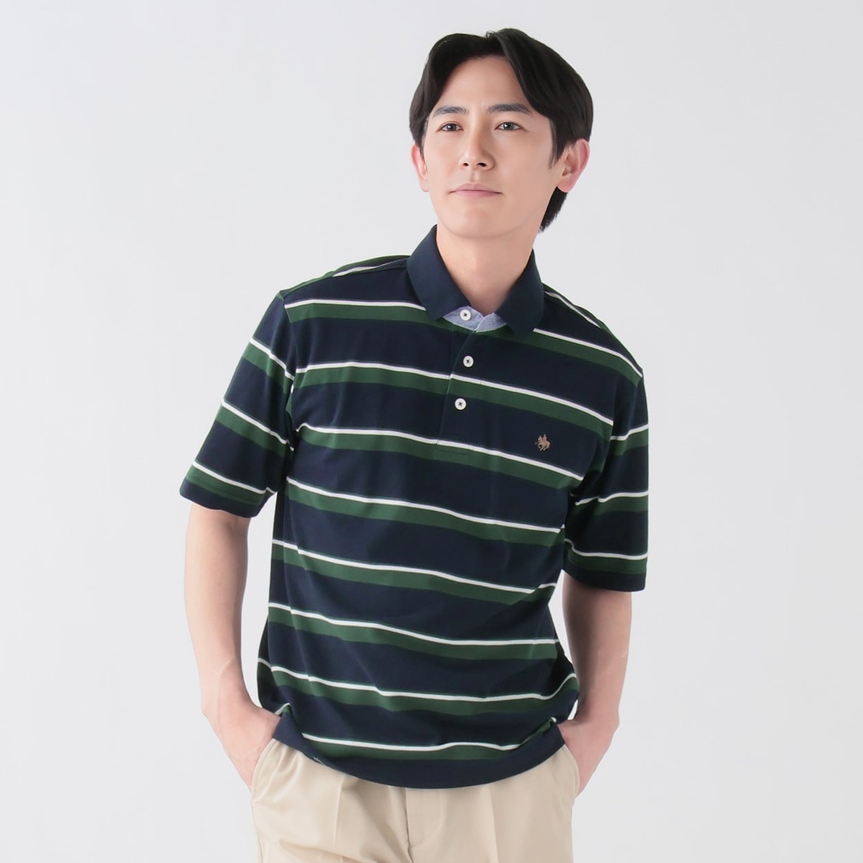 POLO BCS ボーダーポロシャツ メンズ | イオンスタイルオンライン 衣料