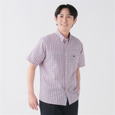 POLO BCS リップル半袖シャツ メンズ