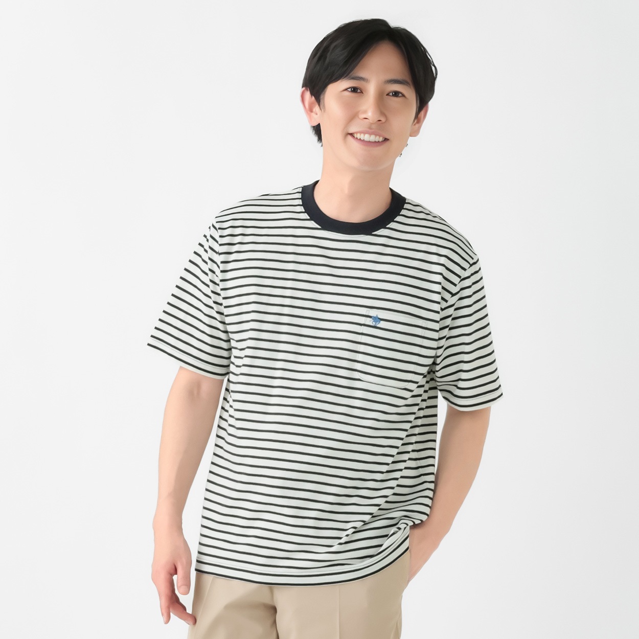 POLOBCS 天竺ボーダーTシャツ メンズ | イオンスタイルオンライン 衣料
