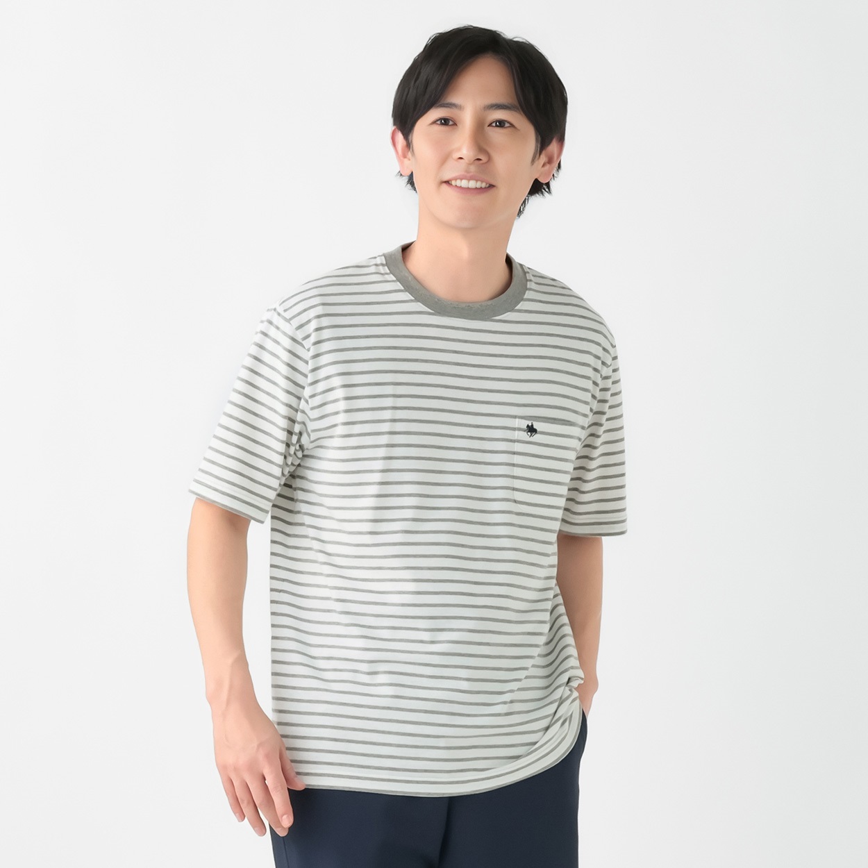 POLOBCS 天竺ボーダーTシャツ メンズ | イオンスタイルオンライン 衣料