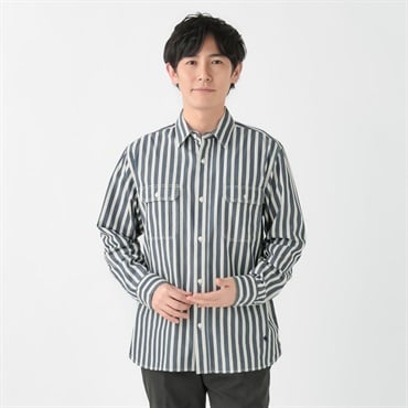 POLOBCS ダンガリーシャツアウター メンズ(Ａコイアオ-M)