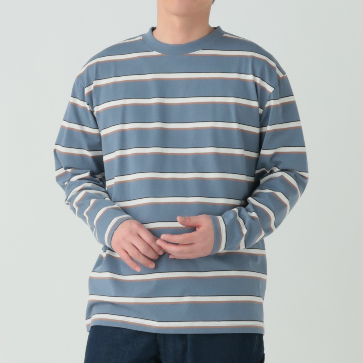 メルグラフ ボーダーロングTシャツ メンズ | イオンスタイルオンライン