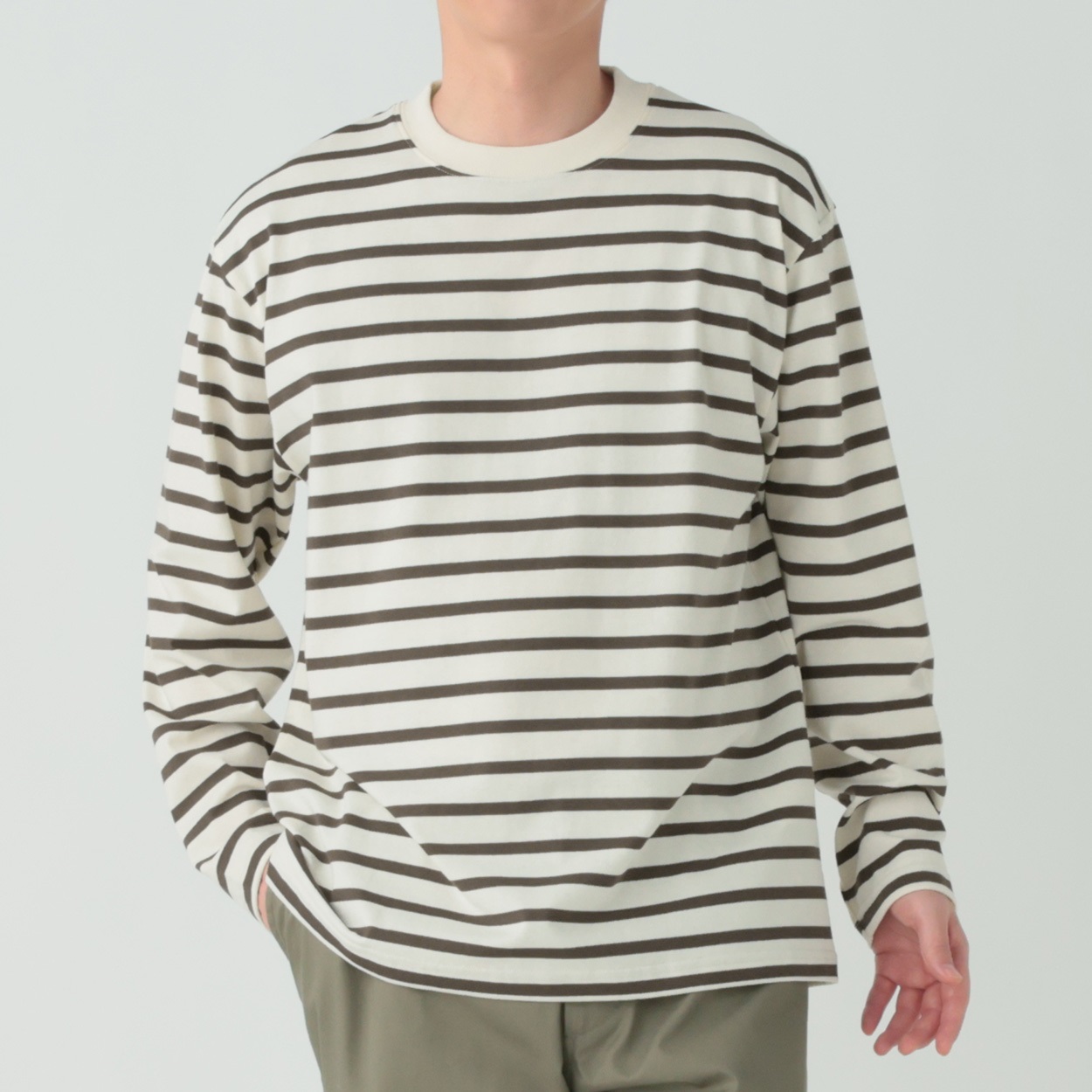 メルグラフ ボーダーボートネックTシャツ メンズ | イオンスタイル