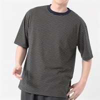 メルグラフ 半袖ボーダーTシャツ メンズ(コイアオ-M)
