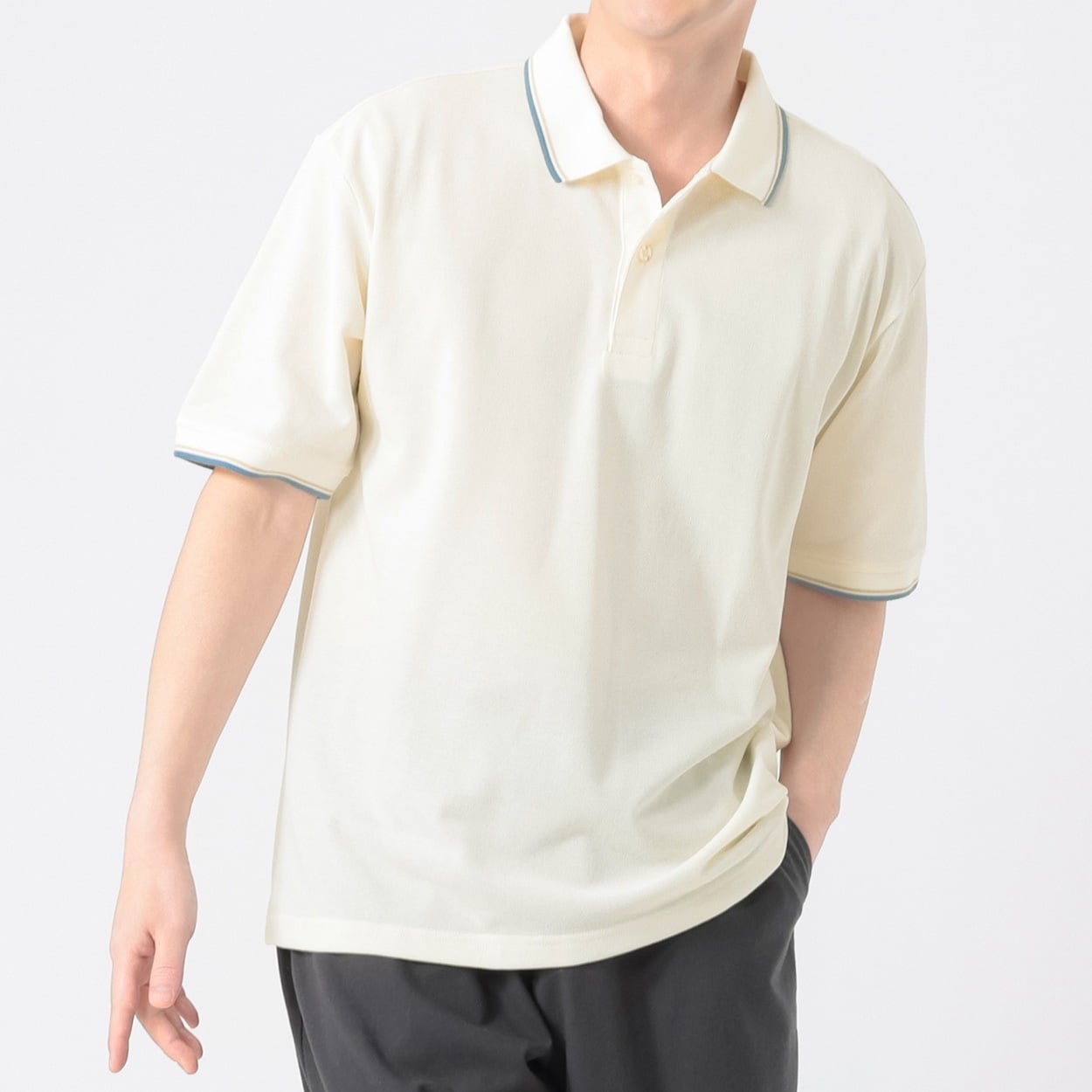 LILYBROWN 半袖ポロシャツ M ホワイト LILY BROWN（リリーブラウン） 半袖ポロシャツ ONE SIZE ブラック