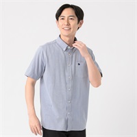 POLO BRITISH COUNTRY SPIRIT(ポロ・ビーシーエス) POLOBCS サッカー前開きポロシャツ メンズ(アオ-M)