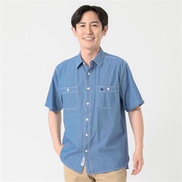 POLO BRITISH COUNTRY SPIRIT(ポロ・ビーシーエス) POLOBCS ダンガリー半袖シャツ メンズ