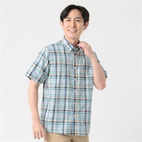 POLO BRITISH COUNTRY SPIRIT(ポロ・ビーシーエス) POLOBCS チェック柄シャツ メンズ(ミドリ-M)