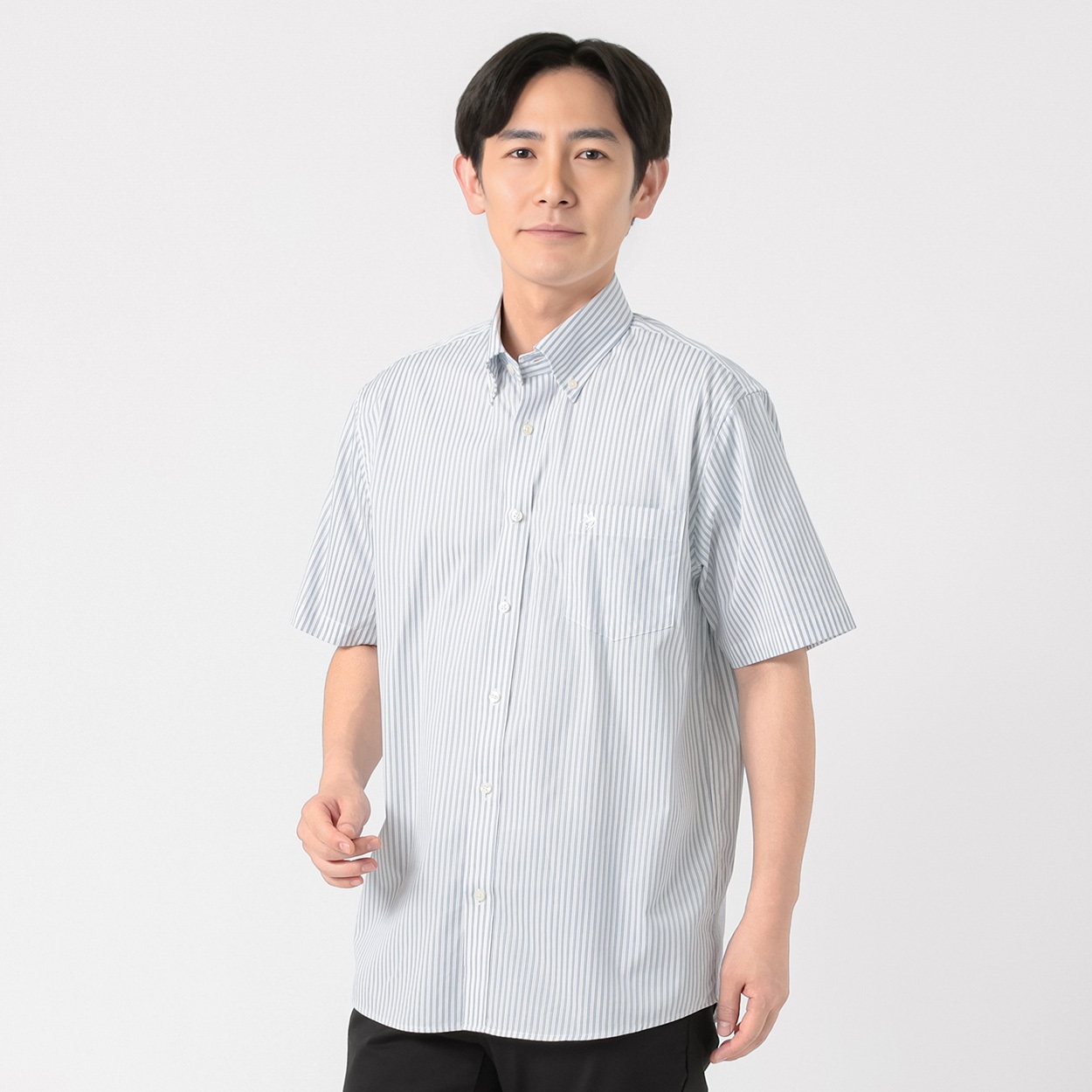 POLO BRITISH COUNTRY SPIRIT(ポロ・ビーシーエス) POLOBCS 半袖ドレスシャツ メンズ(アイボリー-L)