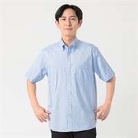 POLO BRITISH COUNTRY SPIRIT(ポロ・ビーシーエス) POLOBCS 半袖ドレスシャツ メンズ(アオ-M)