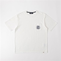POLO BCS アウトドア柄Tシャツ メンズ(シロ-M)