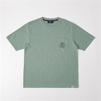 POLO BCS アウトドア柄Tシャツ メンズ(ウスミドリ-M)