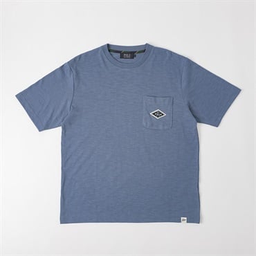 POLO BCS マリンモチーフTシャツ メンズ(アオ-M)