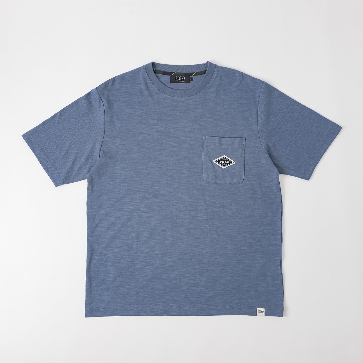 POLO BCS マリンモチーフTシャツ メンズ(アオ-L)