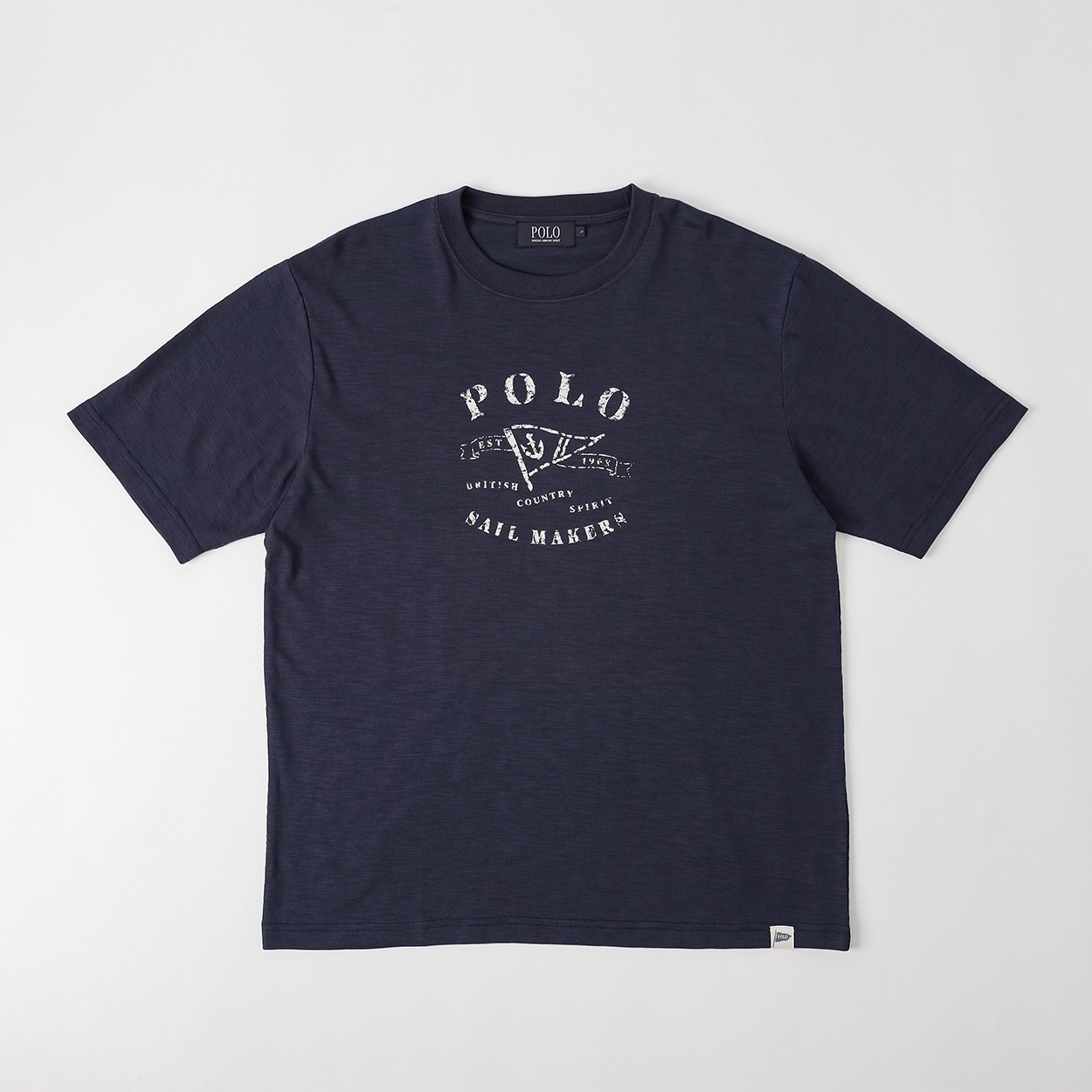 POLO BCS マリンモチーフTシャツ メンズ(コイアオ-M)